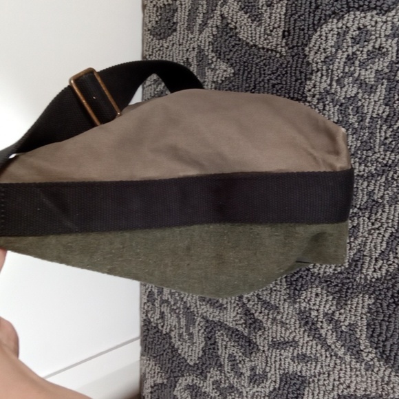 Sorel Crossbody Shoulder Bag Sporty School Canvas Wool Womens - Picture 3 of 13